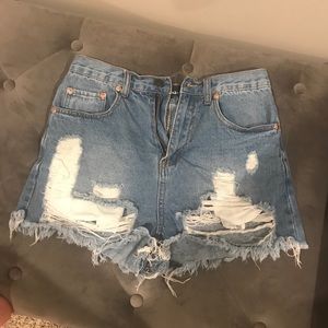 Lulus denim shorts